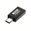  Techsuit - OTG Adapter AluCoreX (A14) - USB-ről Type-C-re, 10 Gbps, Plug and Play, Alumínium ötvözet, Gyors adatátvitel - Fekete - 0. kép