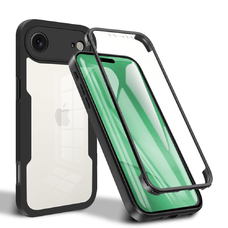  Techsuit - ColorVerse 360 sorozat + Képernyővédő - iPhone 17 Air - Fekete tok