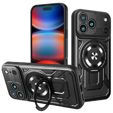  Techsuit - RuggedCam - iPhone 17 Pro Max - Fekete tok