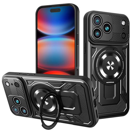 Techsuit - RuggedCam - iPhone 17 Pro Max - Fekete tok Techsuit - RuggedCam - iPhone 17 Pro Max - Fekete tok