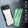 Techsuit - ColorVerse 360 Sorozat + Képernyővédő - iPhone 17 Air - Lila tok - 0. kép