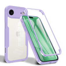  Techsuit - ColorVerse 360 Sorozat + Képernyővédő - iPhone 17 Air - Lila tok