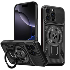  Techsuit - RuggedCam - iPhone 16 Pro Max - Fekete tok
