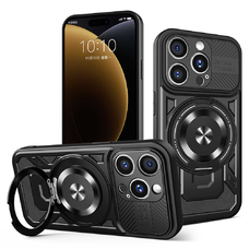  Techsuit - RuggedCam - iPhone 15 Pro Max - Fekete tok
