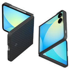 Spigen Airskin Aramid Galaxy Z Flip 7 fekete tok