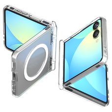 Spigen Ultra Hybrid Pro Mag Magsafe Galaxy Z Flip 7 Átlátszó/fehér tok