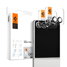 Spigen Optik Pro Hd Glas.tr ”Ez Fit” kamera védő 2 csomag Samsung Galaxy Z Flip 7 fekete üvegfólia