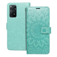 MEZZO fliptok XIAOMI Redmi Note 11 Pro / 11 Pro 5G mandala zöld tok