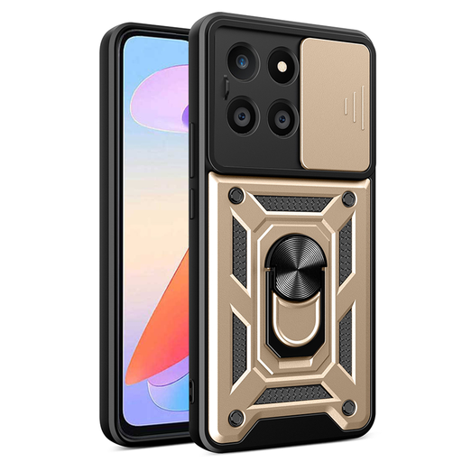 Techsuit - CamShield sorozat - Honor X6a - Arany tok Techsuit - CamShield sorozat - Honor X6a - Arany tok