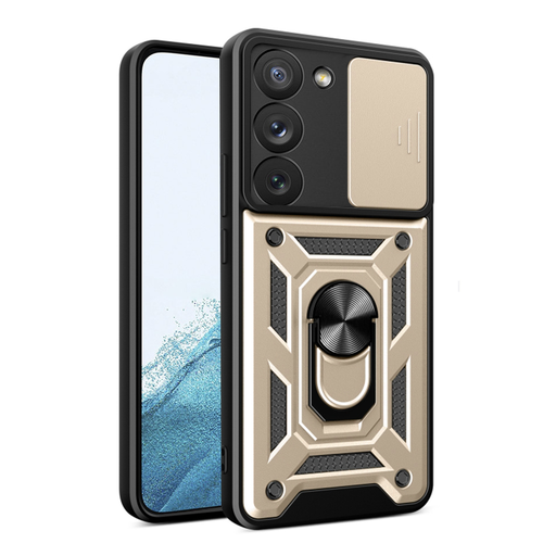  Techsuit - CamShield sorozat - Samsung Galaxy S22 5G - Arany tok