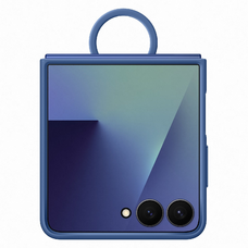 EF-PF766TNE Samsung Silicone Ring tok Galaxy Z Flip 7-hez Kék
