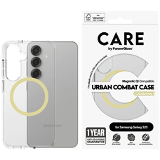 CARE by PanzerGlass Flagship Urban Combat Chardonnay QI tok Samsung Galaxy S25 - Átlátszó