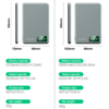 Blavec Hordozható Töltő 10000mAh BJ-04 Vékony 13,5mm - C típusú - 22,5W mágneses Magsafe 3 az 1-ben (PBBJ04-MC10GD) arany - 4. kép