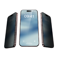 Benks Tempered glass Ultra Shield Privacy (FK65) iPhone 16 Pro fekete (vékony szél) üvegfólia