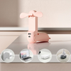 Jisulife Kézi Ventilátor Life8 Mini Hordozható USB Ventilátor Power Bankkal és Zseblámpával - Rózsaszín - 0. kép