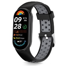 Tech-Protect Iconband Air Xiaomi Smart Band 8 / 9 / 10 / NFC fekete/szürke szíj