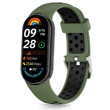 Tech-protect Iconband Air Xiaomi Smart Band 8 / 9 / 10 / NFC zöld/fekete