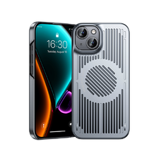Benks mágneses Biliz hűtőtok (0060) iPhone 15 Plus szürke tok