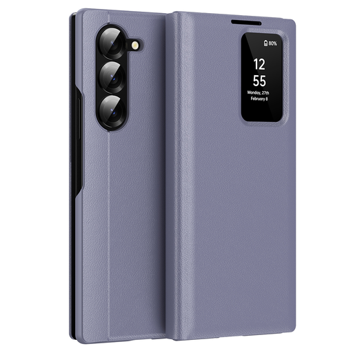 Techsuit - SmartView Széria - Samsung Galaxy Z Fold5 - Lila tok Techsuit - SmartView Széria - Samsung Galaxy Z Fold5 - Lila tok