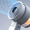 Jisulife Kézi Ventilátor Life7 5000mAh Hordozható USB Ventilátor - Szürke - 4. kép