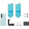 EF-MF966CME Samsung Szilikon Tok Galaxy Z Fold 7 Light Cyan - 4. kép
