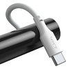 Baseus Wisdom 2x USB - USB Type-C kábel gyorstöltéssel QC 5A 1,5m fehér (TZCATZJ-02) - 0. kép