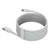 Baseus Wisdom 2x USB - USB Type-C kábel gyorstöltéssel QC 5A 1,5m fehér (TZCATZJ-02) - 2. kép