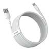 Baseus Wisdom 2x USB - USB Type-C kábel gyorstöltéssel QC 5A 1,5m fehér (TZCATZJ-02) - 4. kép