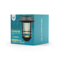 Forever Light Napelemes LED lámpás SUNARI FLS-40 fekete