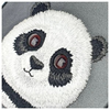 Nimmy Big Eyed Pet 2.0 Panda Telefontáska - Fekete - 4. kép