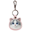 Nimmy Big Eyed Pet 2.0 Macskás 3 az 1-ben Telefon Táska + Pénztárca + Tracker Tok - Rózsaszín - 2. kép