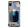 LCD kijelző + Érintőpanel Samsung M556 Galaxy M55 5G Fekete (Szervíz csomag) - 0. kép