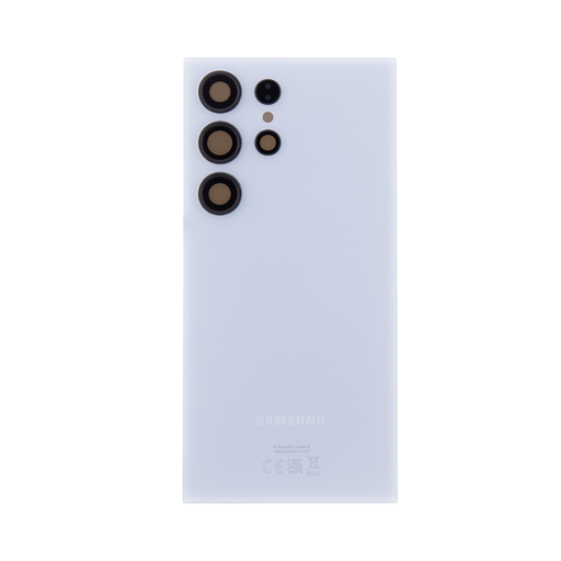 Samsung S928B Galaxy S24 Ultra Akkumulátorfedél Titánkék (Szerviz csomag)