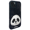Nimmy Nagyszemű Kisállat 2.0 Panda tok iPhone 15-höz - fekete - 0. kép