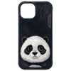 Nimmy Nagyszemű Kisállat 2.0 Panda tok iPhone 15-höz - fekete - 2. kép