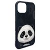 Nimmy Nagyszemű Kisállat 2.0 Panda tok iPhone 15-höz - fekete - 4. kép