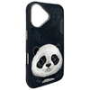 Nimmy Nagy Szemű Kisállat 2.0 Panda tok iPhone 16-hoz - fekete tok - 2. kép