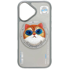 Nimmy Glasses Cool Cat MagSafe tok iPhone 16 - Szürke, - 0. kép