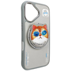 Nimmy Glasses Cool Cat MagSafe tok iPhone 16 - Szürke, - 3. kép