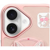 Nimmy Glasses Cool Cat MagSafe tok iPhone 16 - Rózsaszín tok - 4. kép