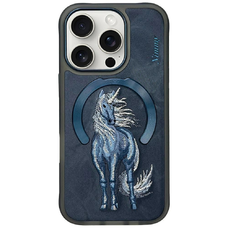 Nimmy Mágneses Fantasy Állatos MagSafe tok iPhone 16 Pro-hoz - Kék