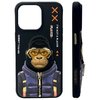 Nimmy Cool&Cute 2.0 Majom tok iPhone 15 Pro Max - Fekete - 0. kép