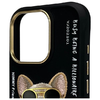 Nimmy Glasses Cool Dog iPhone 16 Pro tok - Fekete - 1. kép