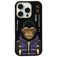 Nimmy Cool&Cute 2.0 Majom tok iPhone 16 Pro Max - Fekete