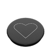 Popsockets 2 Fehér Szív Fekete Tartó és Telefonállvány - 0. kép