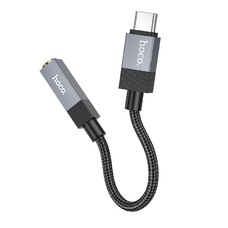 Adapter AUX USB C (férfi) - Jack 3,5 mm (női) Hoco UPA32C fekete