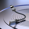 Adapter AUX USB C (férfi) - Jack 3,5 mm (női) Hoco UPA32C fekete - 2. kép