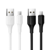 USB A - Micro USB kábel Hoco 2,4A 1 m X120 fehér - 1. kép
