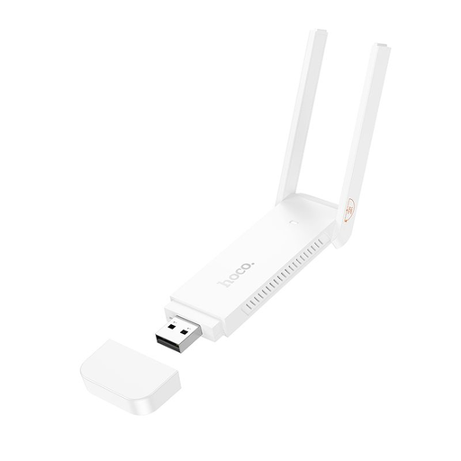 Hordozható vezeték nélküli router USB A Hoco WiFi HI40 fehér