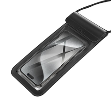 Vízálló tok mobiltelefonhoz Hoco IP68 240 x 120 x 15 mm HX53 fekete tok